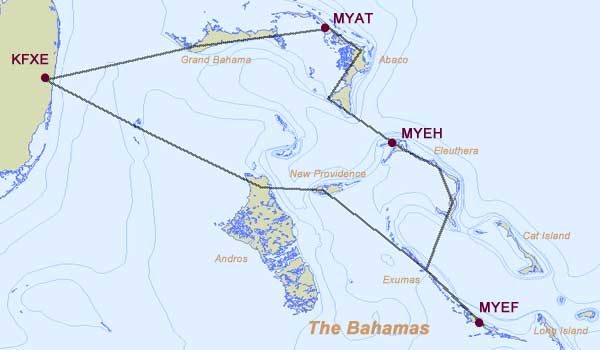 Bahamas map