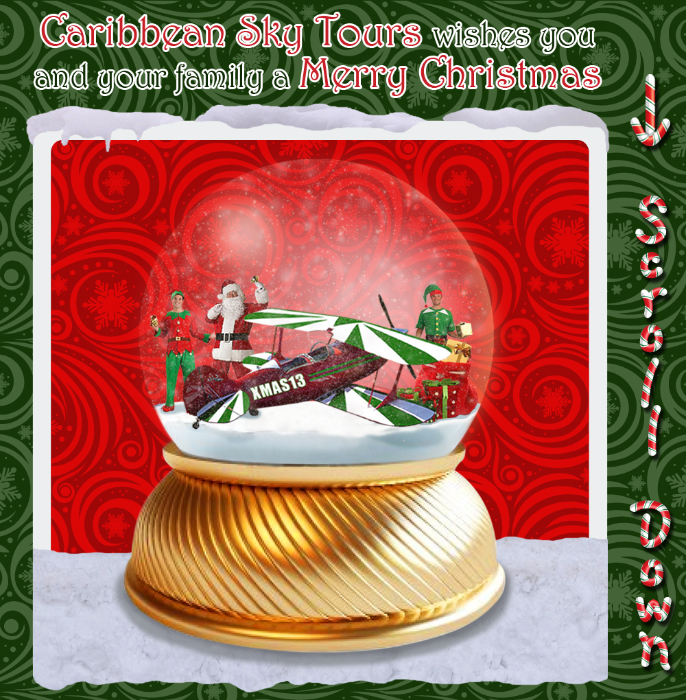 Caribbean Sky Tours wishes you and your family a Merry Christmas